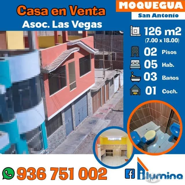 VENDO CASA EN ASOC. LAS VEGAS SAN ANTONIO — foto 1