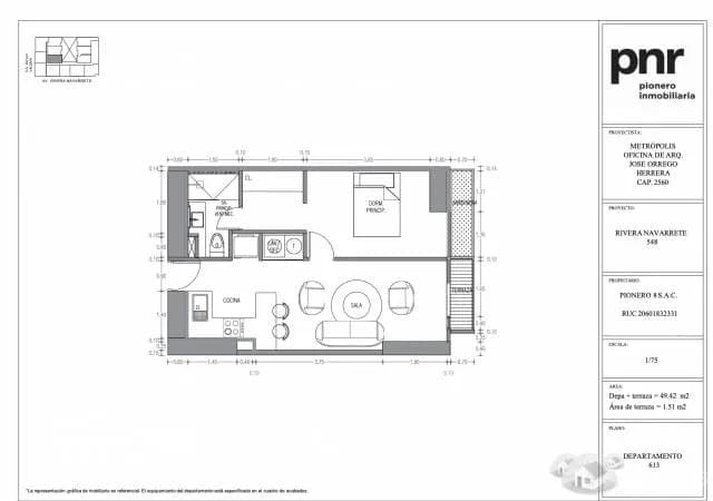 Departamento de estreno 50m2 — foto 1