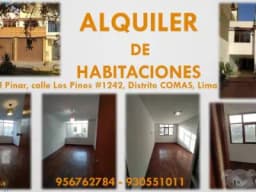 Se Alquilan Habitaciones en Comas