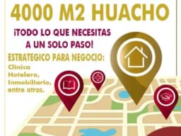 VENTA DE TERRENO HUACHO **GRAN CONCURRENCIA QUE REPRESENTA MUY BUENA VENTAJA PARA SU INVERSION
