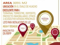.:.VENTA TERRENO .:. EXCELENTE UBICACIÓN HUACHO