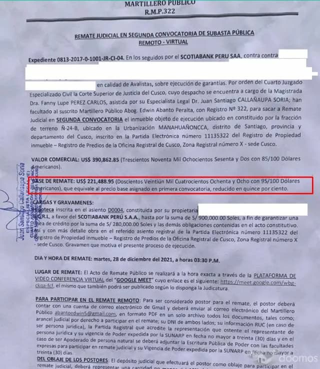 Remate de Inmueble — foto 1