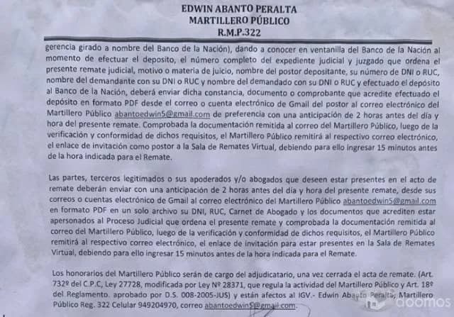 Remate de Inmueble — foto 2