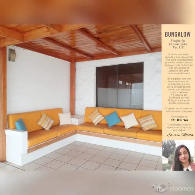 VENTA DE BUNGALOW EN PLAYA PRIVADA LA ENCONTRADA KM 115, ASIA — foto 1