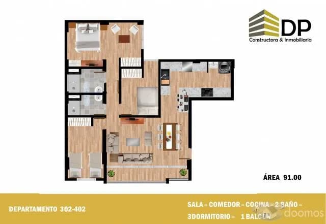 Departamentos  3 - 4 Dormitorios Estreno Urb. El Pinar Comas - Desde $66,950 — foto 5