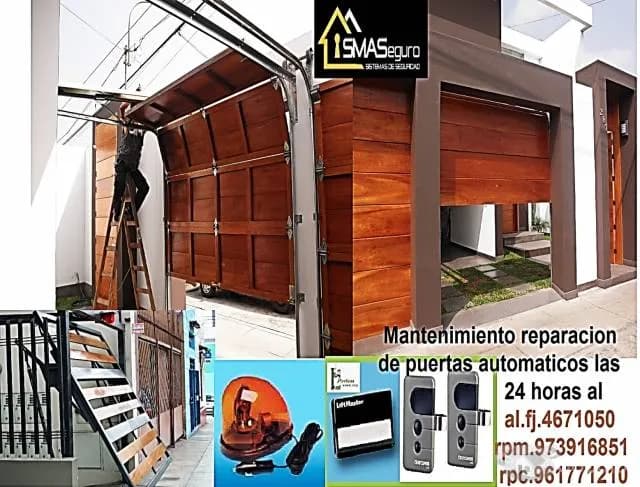 venta de puertas automáticas en levadizo seccional batiente corredizo lima surco — foto 6