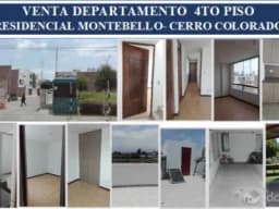 VENDO DEPARTAMENTO – RESIDENCIAL MONTEBELLO – (4TO PISO+AZOTEA+CUARTO LAVANDERIA+COCHERA)