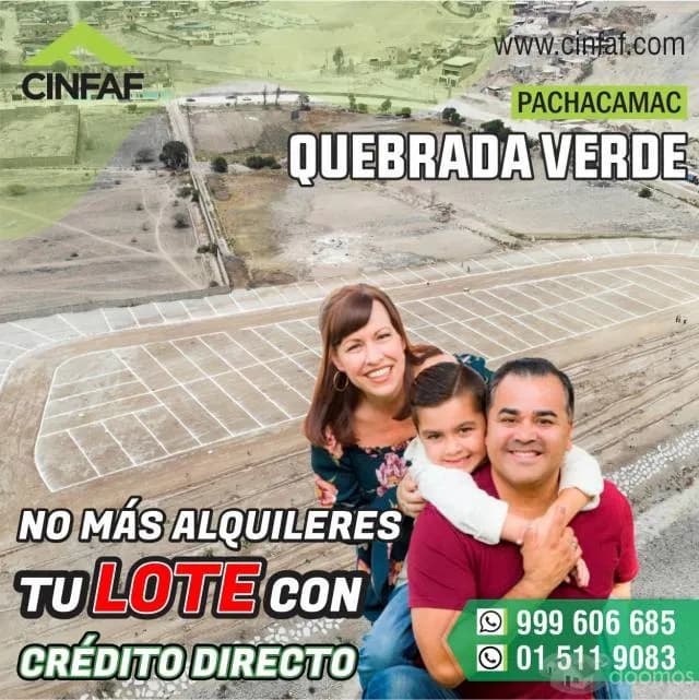 TERRENOS LOTES PACHACAMAC - QUEBRADA VERDE — foto 1