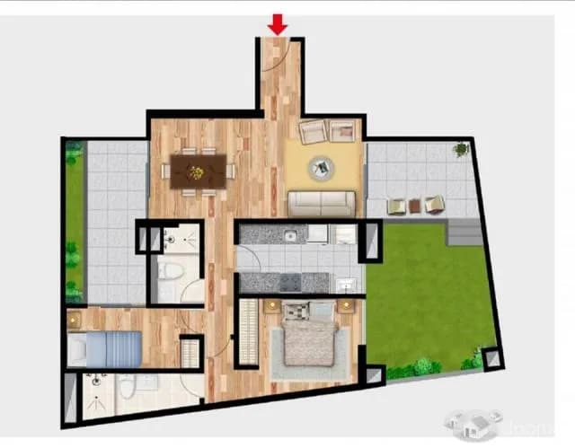 Venta de departamento en san miguel con terraza — foto 1