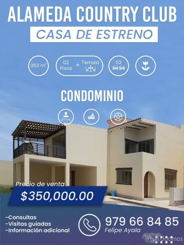 VENTA DE CASA SIN ESTRENAR - ALAMEDA COUNTRY CLUB — foto 6
