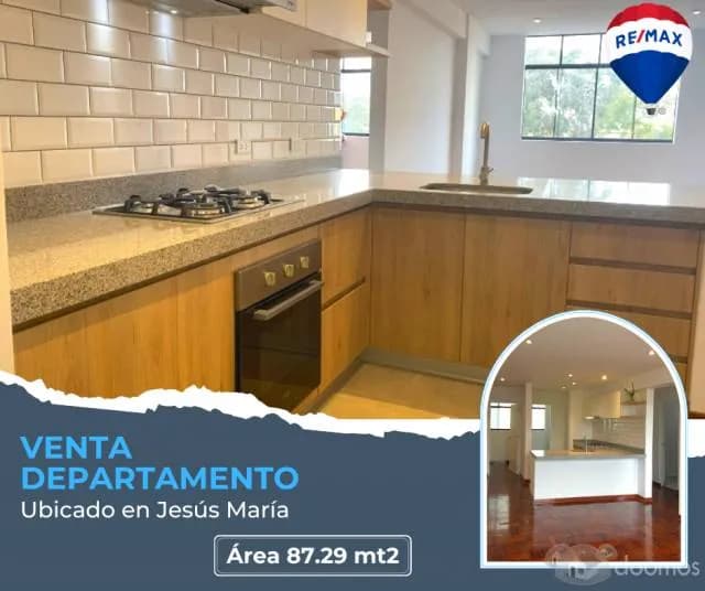 VENTA DE DEPARTAMENTO REMODELADO EN JESÚS MARÍA — foto 1
