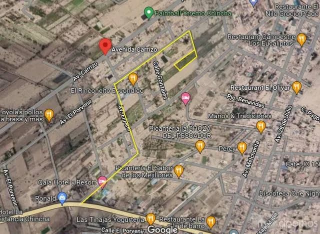Venta de Terreno 3400M2, tiene viñedos, Grocio Prado, Chincha — foto 1