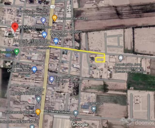 Venta de Terreno 3400M2, tiene viñedos, Grocio Prado, Chincha — foto 3
