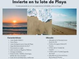 Venta de terreno para Inversión y obtén una rentabilidad del 100%