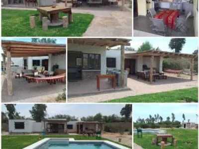 Casa de campo de 180 mts con un área de  1800 mts en condominio cerrado