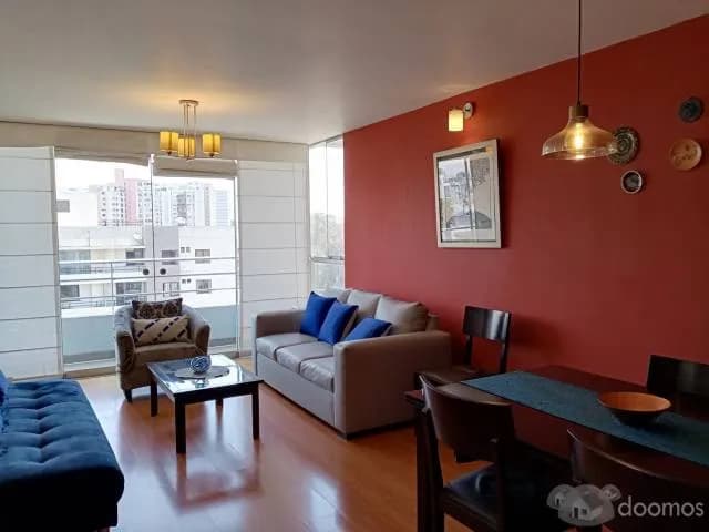 ALQUILER DEPARTAMENTO JESÚS MARÍA. BIEN ILUMINADO Y AMOBLADO, LIMA — foto 1