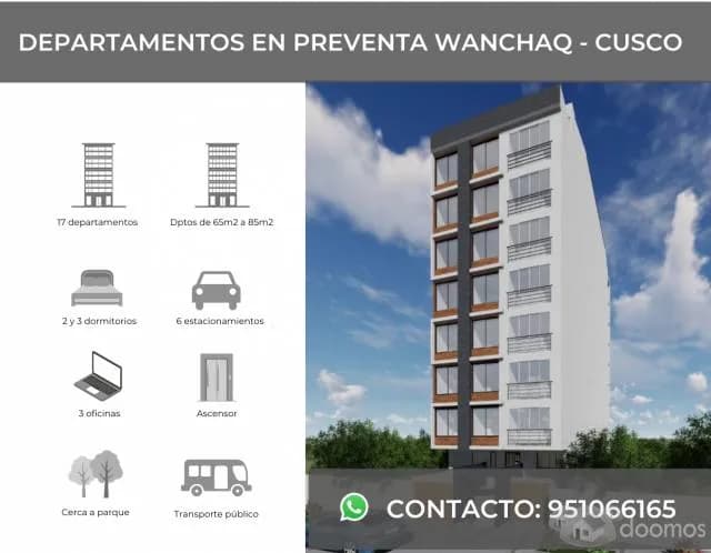 PREVENTA DEPARTAMENTOS URBANIZACIÓN MATEO PUMACAHUA - CUSCO — foto 1