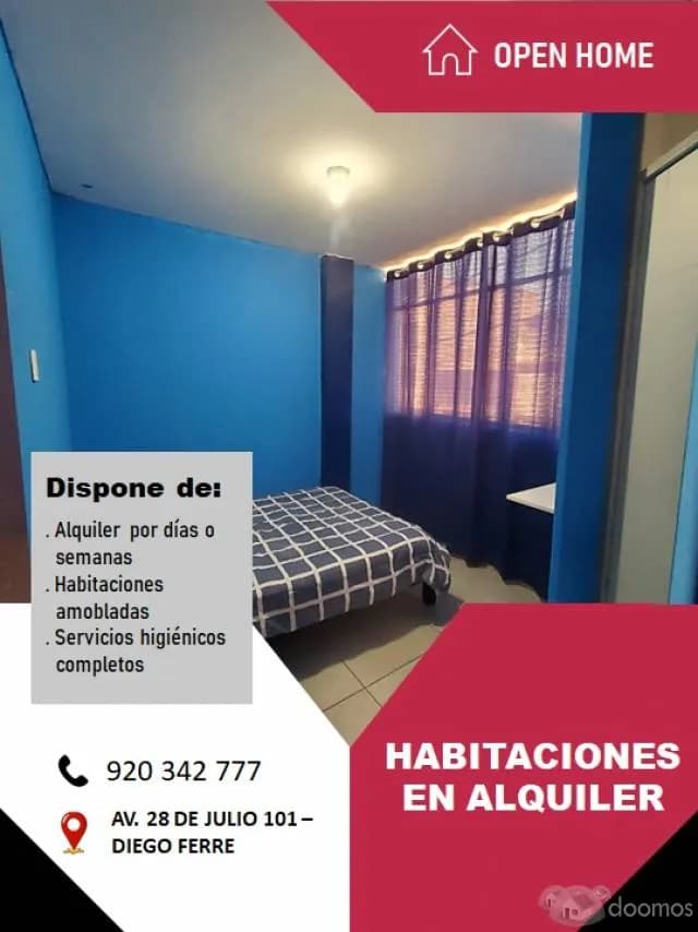 Alquiler de Habitaciones Amobladas — foto 1