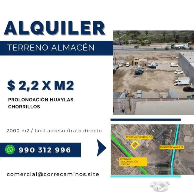 ALQUILER TERRENO ALMACEN — foto 1