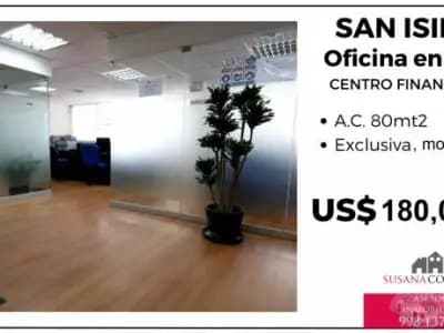 VENTA DE OFICINA MODERNA CENTRO FINANCIERO
