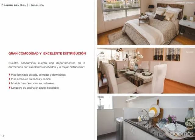 Departamento Condiminio Prados Del Sol - Huachipa, Ate — foto 5