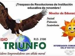 VENTA DE RESOLUCION DEL COLEGIO ^EL TRIUNFO^ EN SAN JUAN DE LURIGANCHO