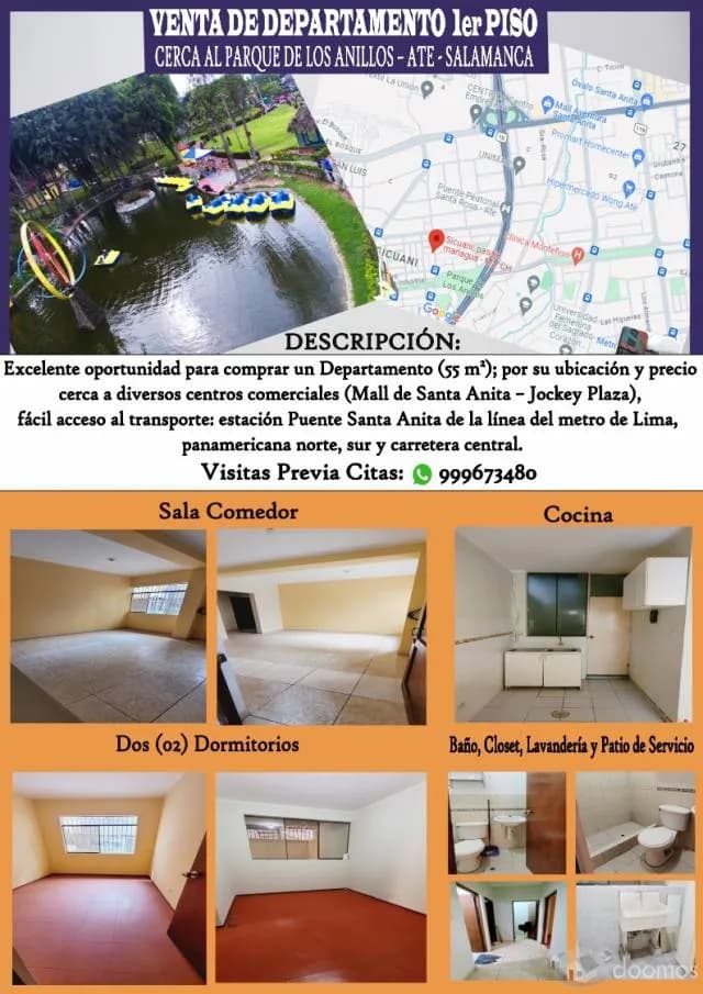 Venta de Departamento 1er piso – 55m2; excelente ubicación y precio. — foto 1