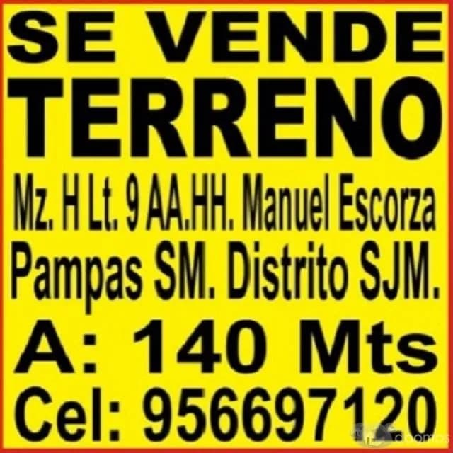 VENTA DE TERRENO — foto 1