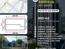 VENTA DE TERRENO PARA EDIFICIO
