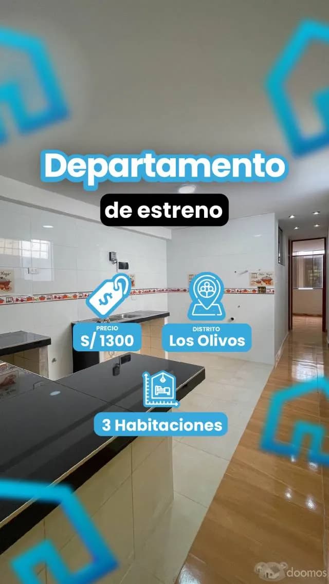 DEPARTAMENTO DE ESTRENO 3 HABITACIONES — foto 1