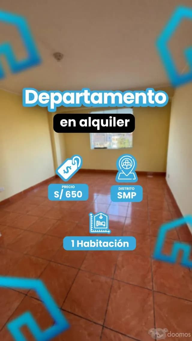 ????#TEALKILO te trae este Departamento de 1 Habitación en SMP!? — foto 1