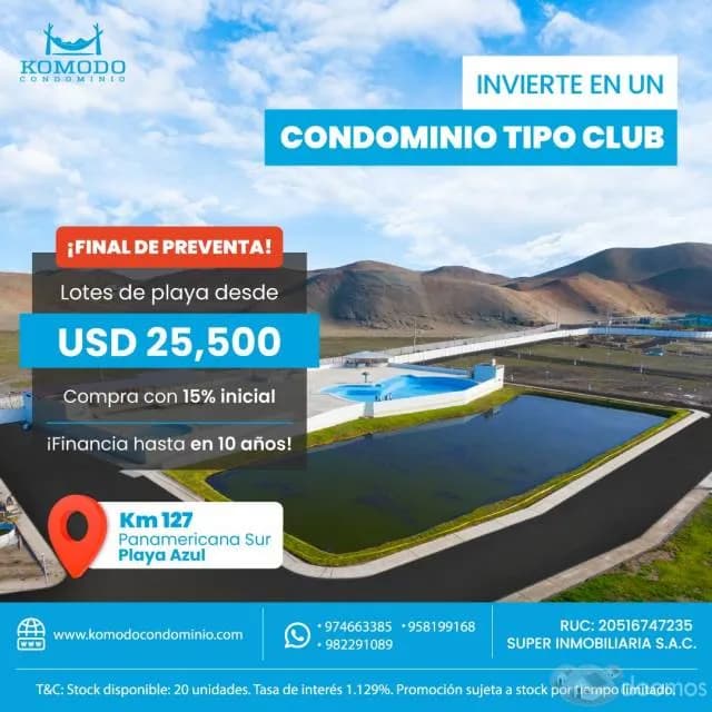 VENTA DE LOTES EN CONDOMINIO DE PLAYA — foto 4