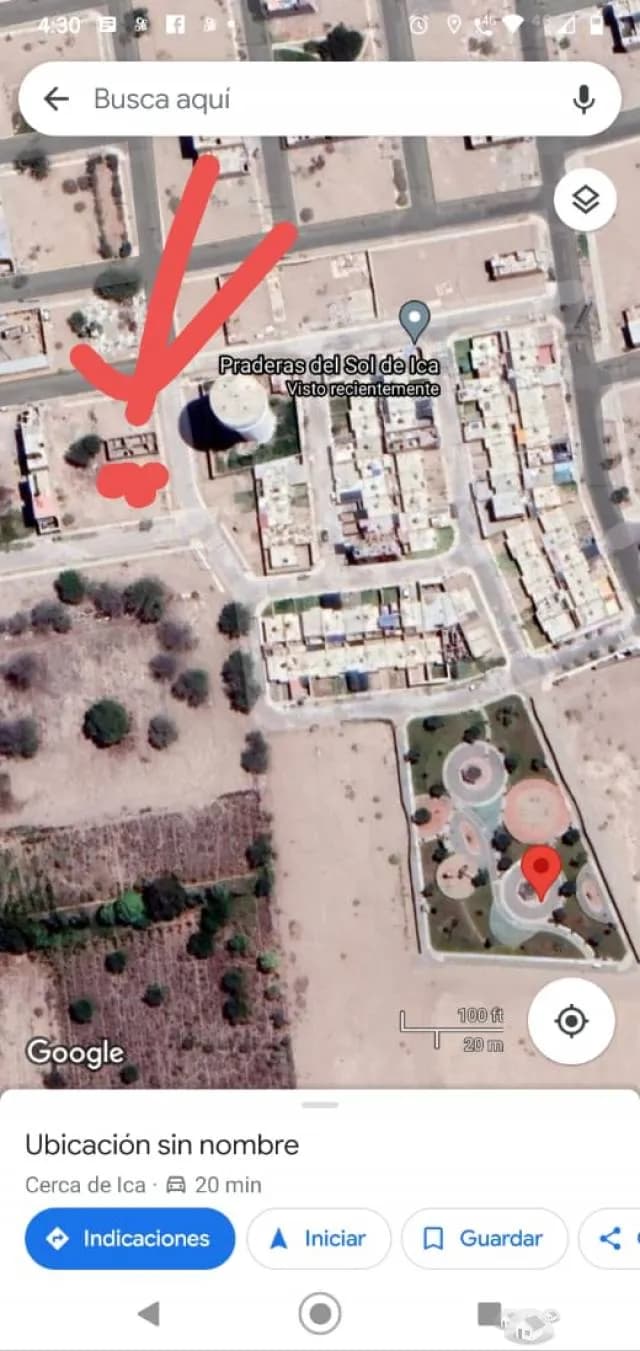 Terreno de 90 m² en Hhuu Sol de Ica — foto 2