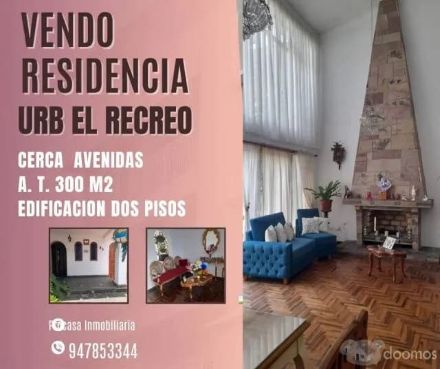 ¡AMPLIA RESIDENCIA EN VENTA – URB. EL RECREO! — foto 13