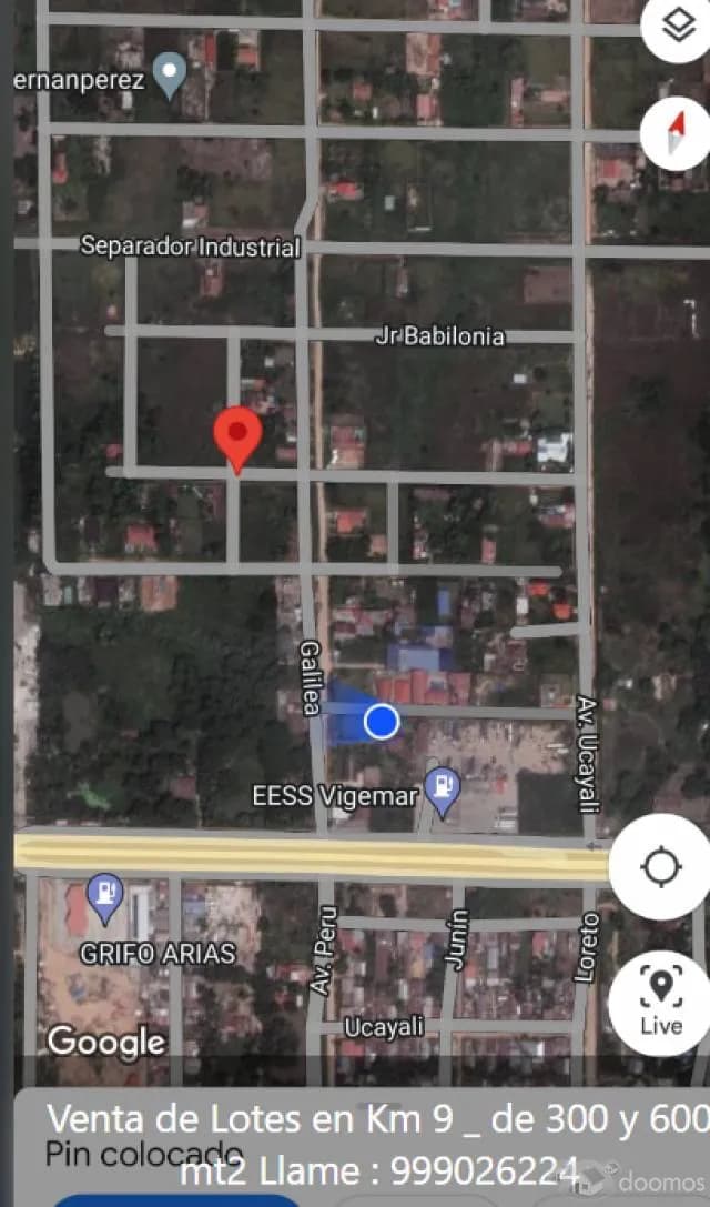 vendo terreno de 300 y 600 metros cuadrasdos — foto 1
