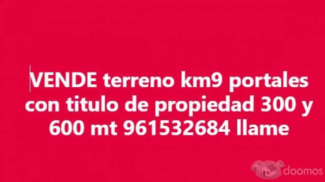 vendo terreno de 300 y 600 metros cuadrasdos — foto 2