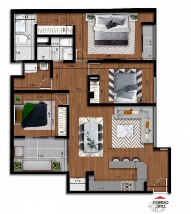 ???? VENTA DE DEPARTAMENTO EN SURCO – URB. LOS ROSALES (2da Etapa) ???? — foto 4