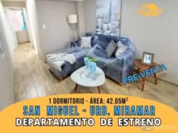 San Miguel MIRAMAR - Dpto de 1 dormitorio + Áreas Comunes (Pre-Venta)