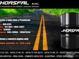 OFREZCO ASFALTO EN VENTA ENVIOS A TODO EL PERU/ENTRE INMEDIATA