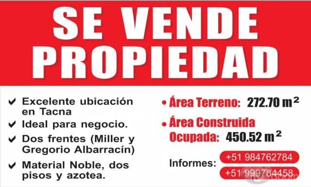 Vendo casa dos pisos a media cuadra de Bolognesi — foto 1