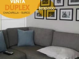 VENTA DUPLEX MONTE REAL CHACARILLA SURCO