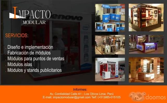 Módulos para punto de venta, diseño y fabricación — foto 1