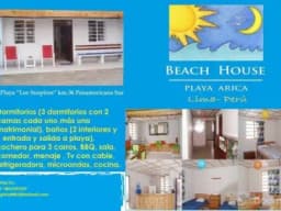 Alquiler de casa playa Arica Lurin
