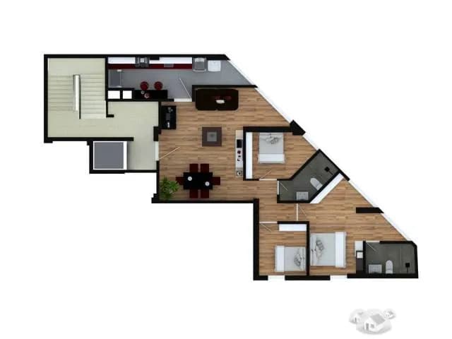 FLATS DE 90m2 DE LA RESIDENCIAL SANTA CLARA (TRUJILLO) — foto 7