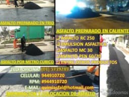VENTAS DE ASFALTOS RC-250 Envios a lima y provincias