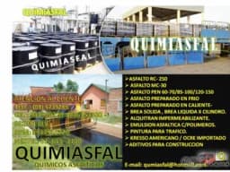 ASFALTOS EN VENTA PRECIOS AL POR MAYOR Y MENOR cel:981982385