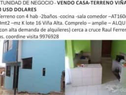 casa 2 pisos viña alta la molina