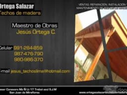 Techos De Madera  Ortega Salazar