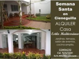 ALQUILER DE CASA EN CIENEGUILLA