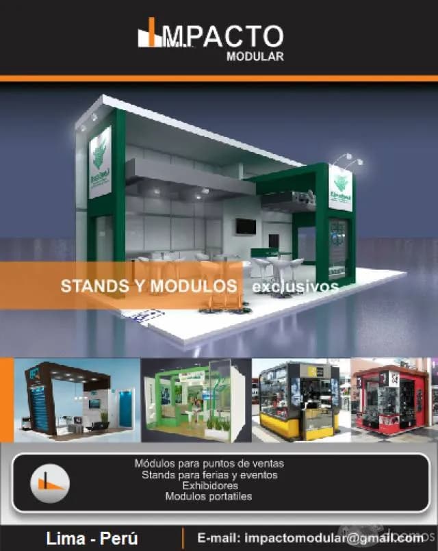 Montaje de stands corporativos para expocarga — foto 1